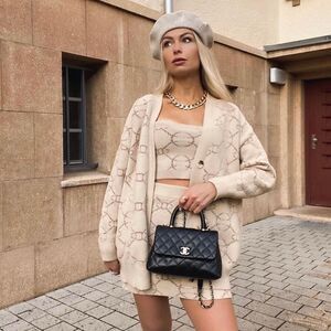 Mango Light Beige Cardigan New